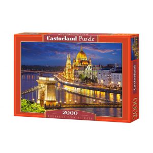 Puzzle Castorland 2000el Budapeszt o zmierzchu, Węgry